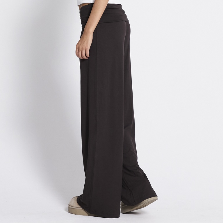 Foldable wide pants "Eleni" Brown